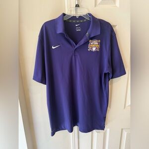 LSU 2023 Baseball National Champions NCAA Nike Performance Polo XL Pre Owned